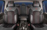 Prevleke za avtomobilske sedeže za Kia Picanto (III) 2017-up DUBAI_Rdeča 2+3