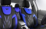 Prevleke za avtomobilske sedeže za Kia Sportage (IV) 2016-2020 PARS_Modra 2+3