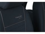 Prevleke za avtomobilske sedeže za Kia Picanto (I) 2004-2011 TREND LINE - siva 1+1, spredaj