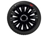 Hubcaps Ford Active RC 16&#039;&#039;  BLACK  4 kosi set