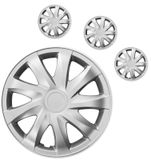 Hubcaps Kia Draco 15&quot; Silver 4 kosi