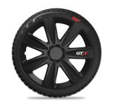 Hubcaps Kia GTX Carbon 15&quot; Black 4 kosi