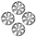 Hubcaps Opel GTX Carbon 14&quot; Silver 4 kosi