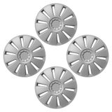 Hubcaps Audi Grid silver 14