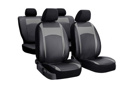 Prevleke za avtomobilske sedeže za BMW X3 E83 2003-2010 Design Leather siva 2+3