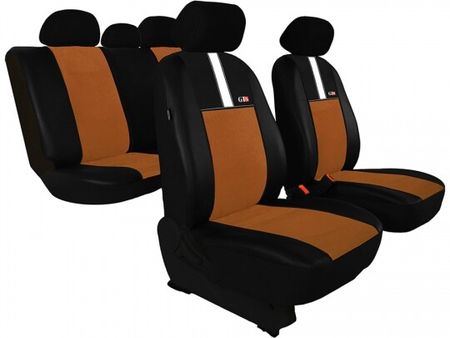 Prevleke za avtomobilske sedeže za Fiat Siena  1996-2021 GT8 - Rjav 2+3