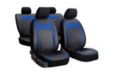 Prevleke za avtomobilske sedeže za Kia Carens (II) 2006-2012 Design Leather modra 2+3