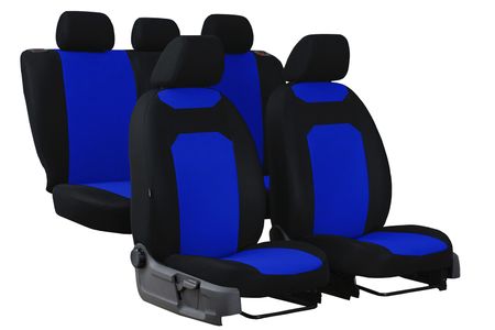 Prevleke za avtomobilske sedeže za Kia Cee’d (II) 2012-2018 CARO modra 2+3