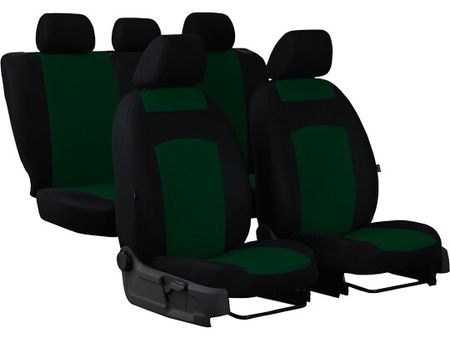 Prevleke za avtomobilske sedeže za Kia Picanto (I) 2004-2011 Classic Plus - zelena 2+3