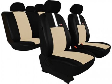 Prevleke za avtomobilske sedeže za Kia Picanto (I) 2004-2011 GT8 - Bež 2+3