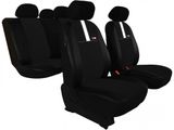 Prevleke za avtomobilske sedeže za Kia Picanto (II) 2011-2017 GT8 - črno in belo 2+3