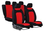 Prevleke za avtomobilske sedeže za Kia Rio (III) 2011-2016 CARO rdeča 2+3
