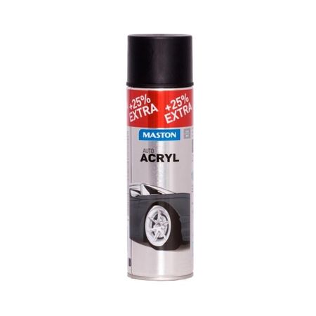 MasAutoACRYL spray Črna mat 500ml