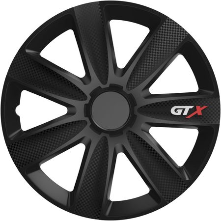 Hubcaps Alfa Romeo GTX Carbon 15" Black 4 kosi