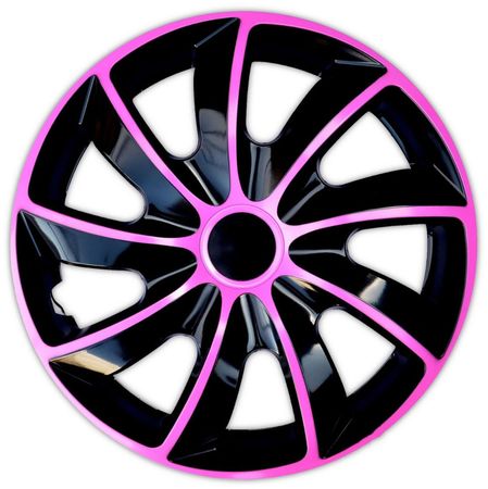 Hubcaps Alfa Romeo Quad 15" Pink & Black 4 kosi