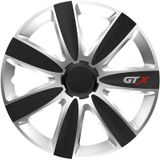 Hubcaps Audi GTX carbon black / silver 14