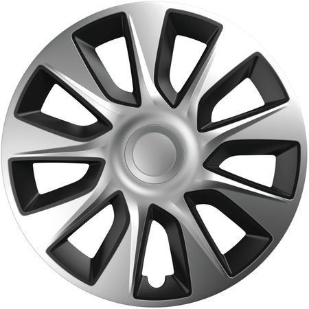 Hubcaps Audi Stratos 14'' Silver & Black 4 броя