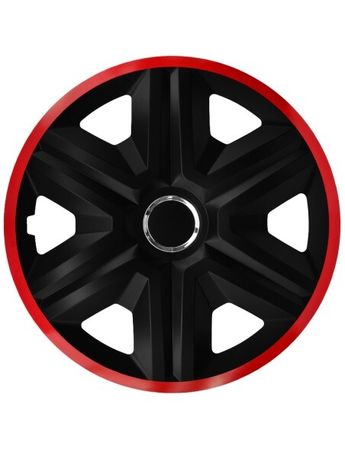 Hubcaps Audi FAST LUX red 15" 4 kosi set