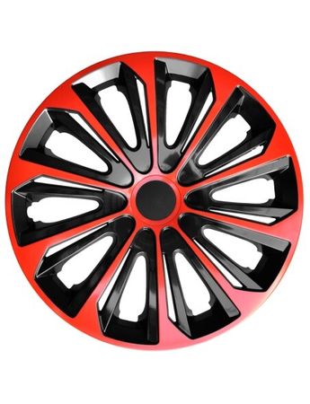 Hubcaps ChevroletStrong 16" Red & Black 4 kosi