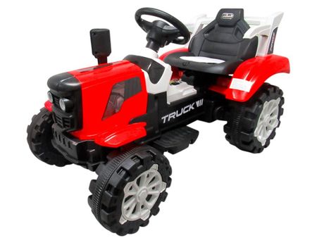 Traktor s prikolico za otroke C2 rdeče barve